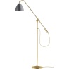 grey / brass - Bestlite BL4 floor lamp - Gubi