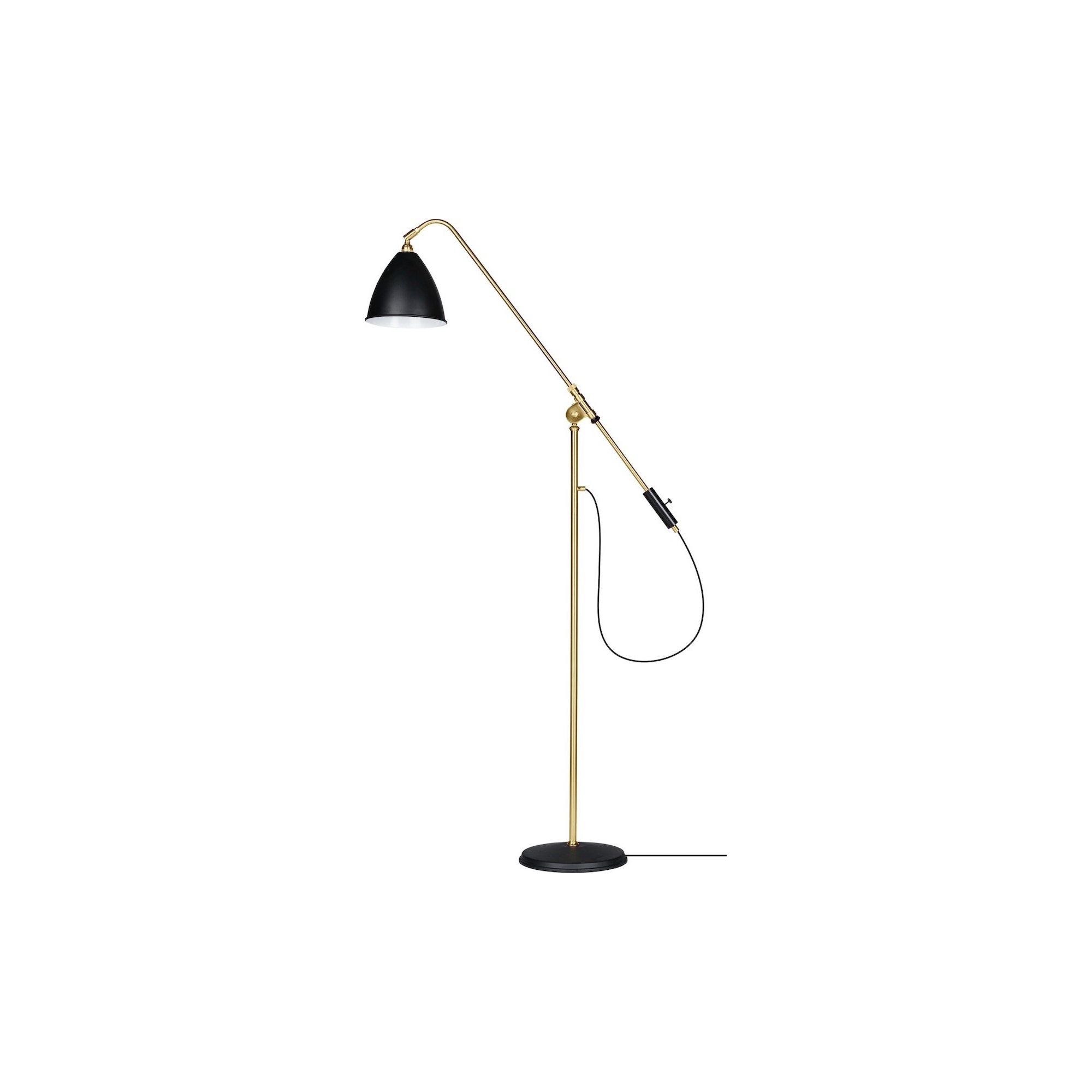 noir / laiton - Bestlite BL4 lampadaire - Gubi