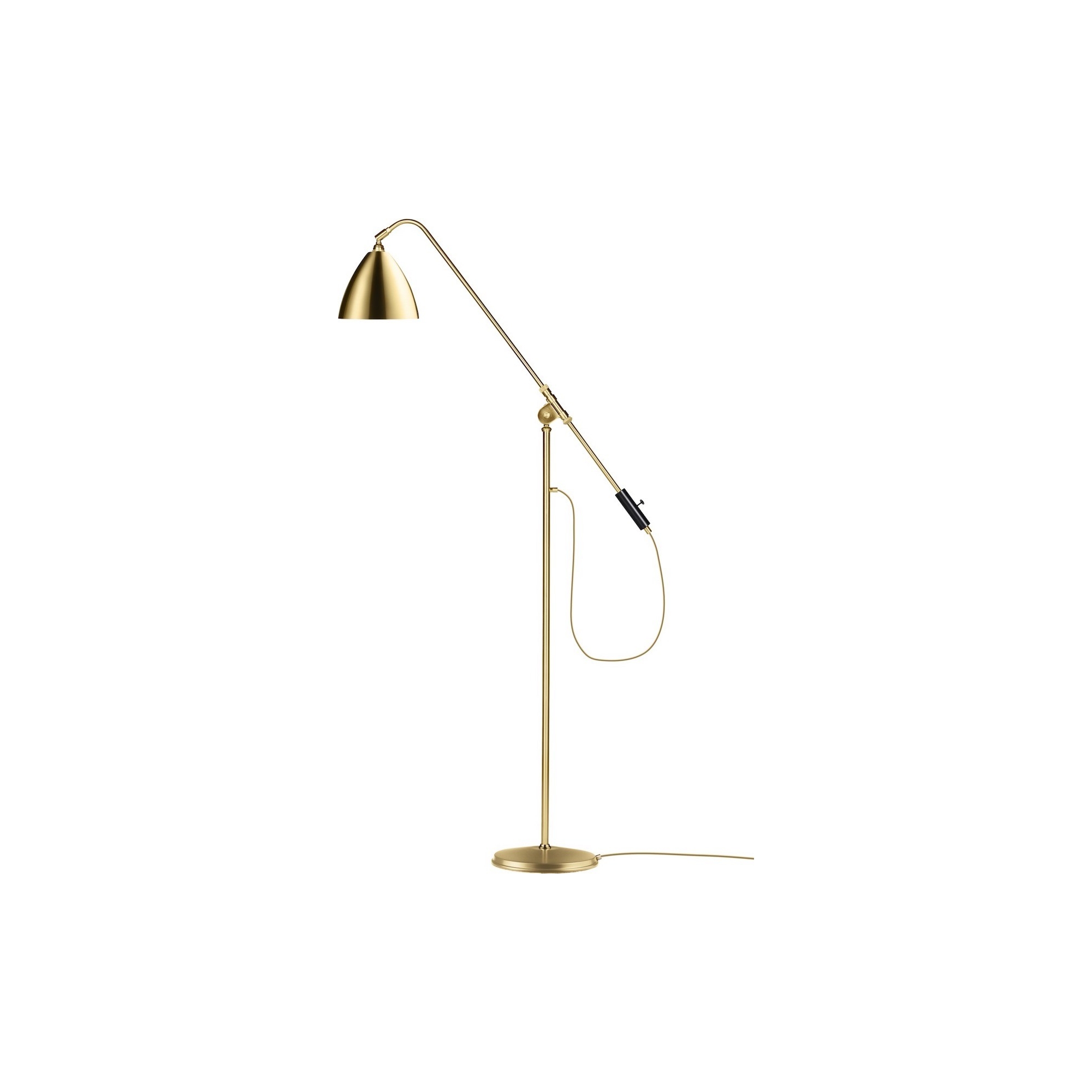 brass / brass - Bestlite BL4 floor lamp - Gubi