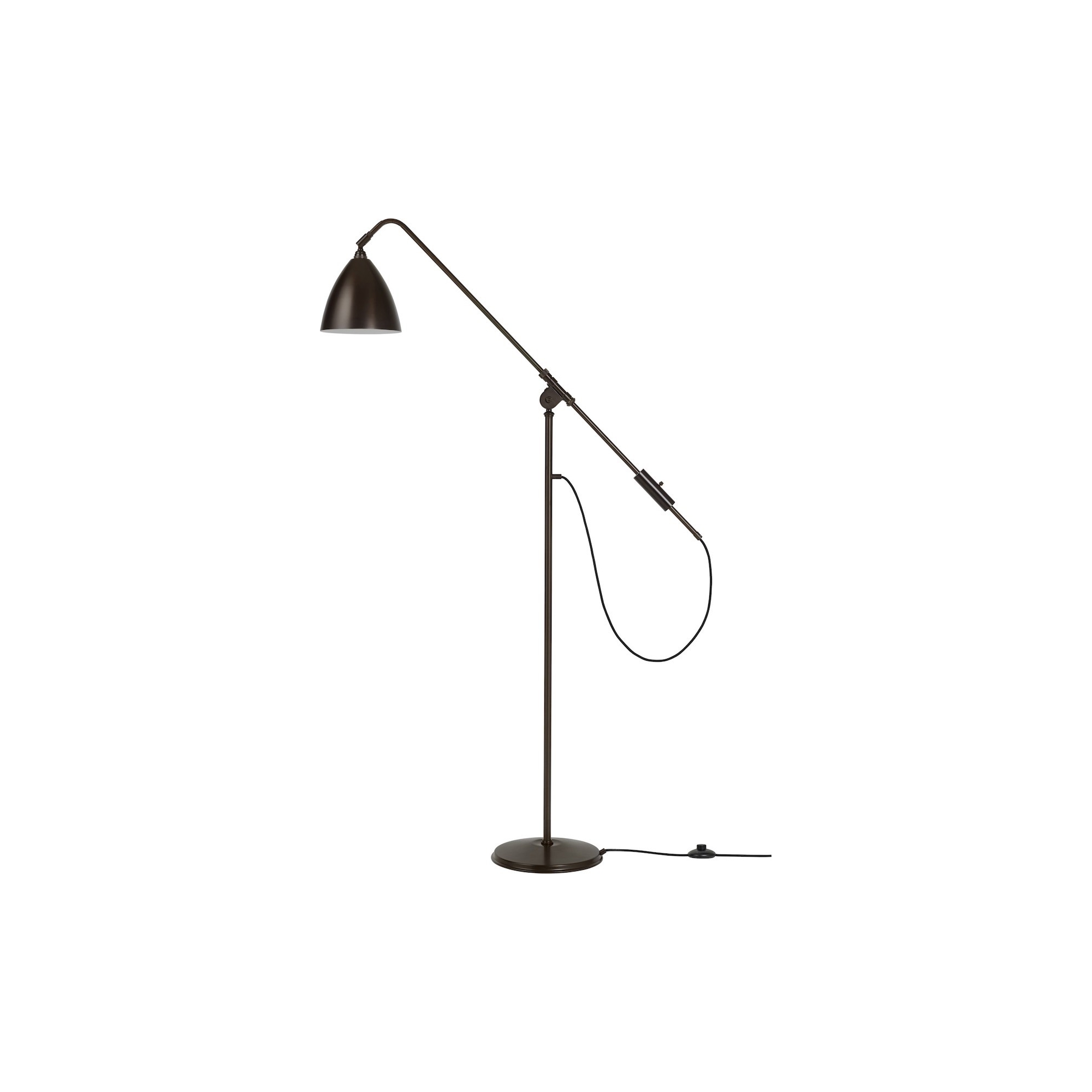 black brass / black brass - Bestlite BL4 floor lamp - Gubi