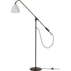 blanc / laiton noir - Bestlite BL4 lampadaire - Gubi