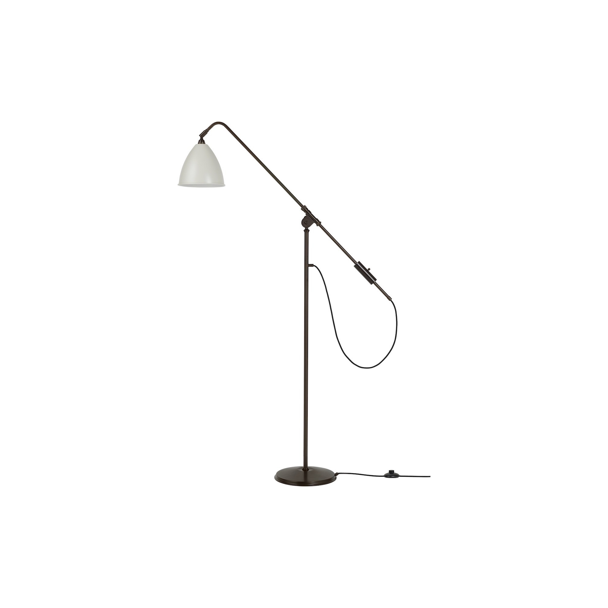 blanc / laiton noir - Bestlite BL4 lampadaire - Gubi