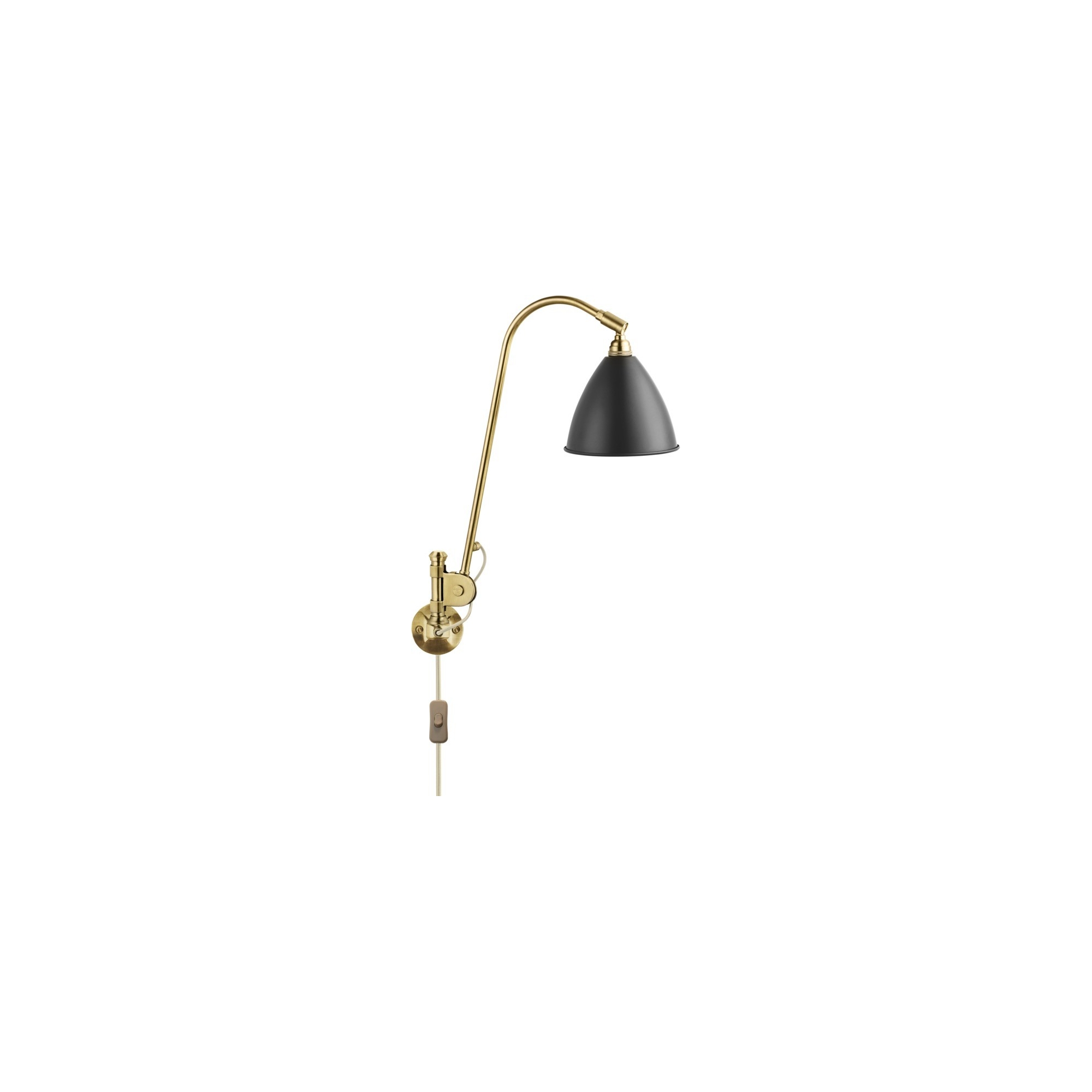 black semi matt / brass - Bestlite BL6 - Gubi