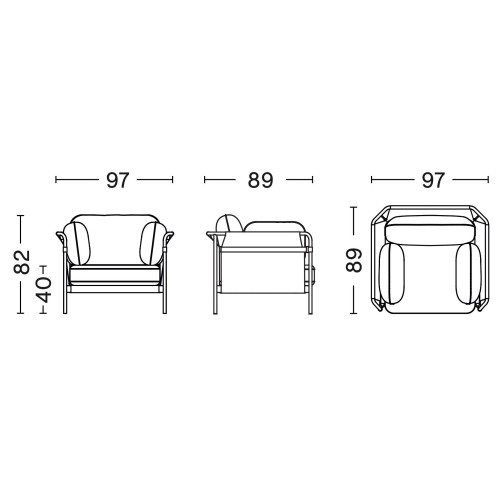 fauteuil Can - HAY