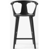 black lacquered oak - In Between barstool - &Tradition