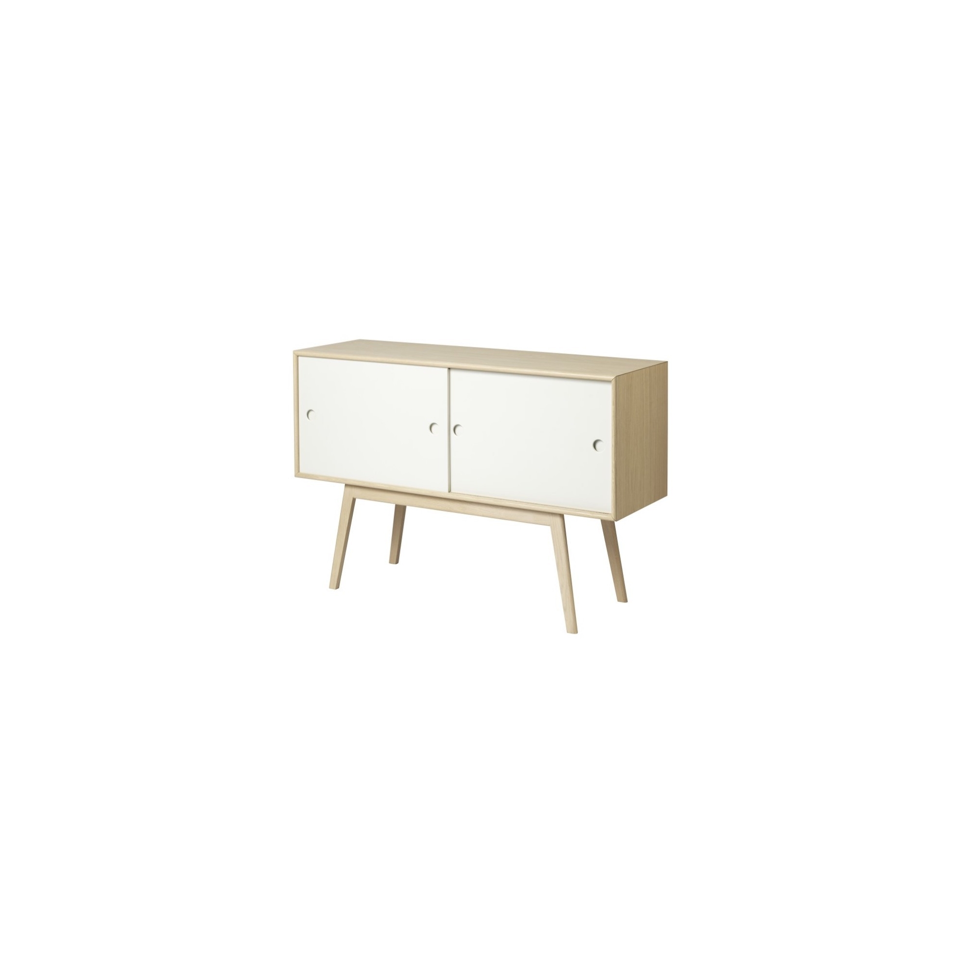 SOLD OUT white / natural lacquered oak - sideboard Butler A83 - FDB Møbler