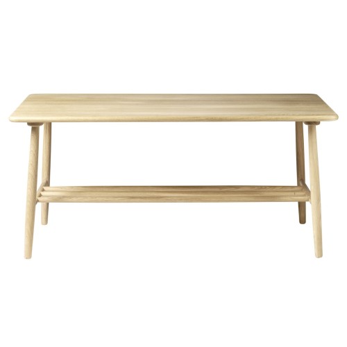 chêne - table basse D20 - 120x55cm - FDB Møbler