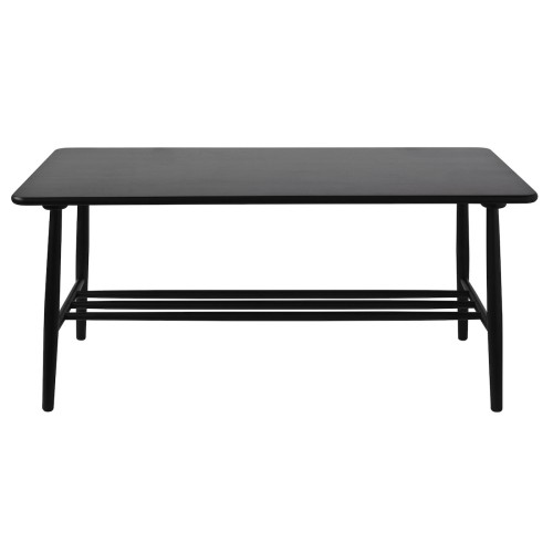 SOLD OUT black D20 coffee table - 120x55cm - FDB Møbler