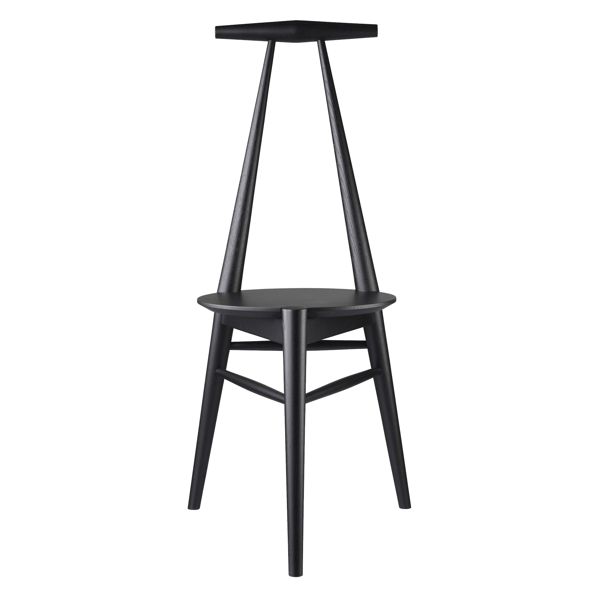 black painted oak - J157 Anker chair - FDB Møbler