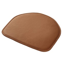 Cognac Leather - seat cushion J46 - FDB Møbler