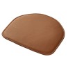 Cognac Leather - seat cushion J46 - FDB Møbler