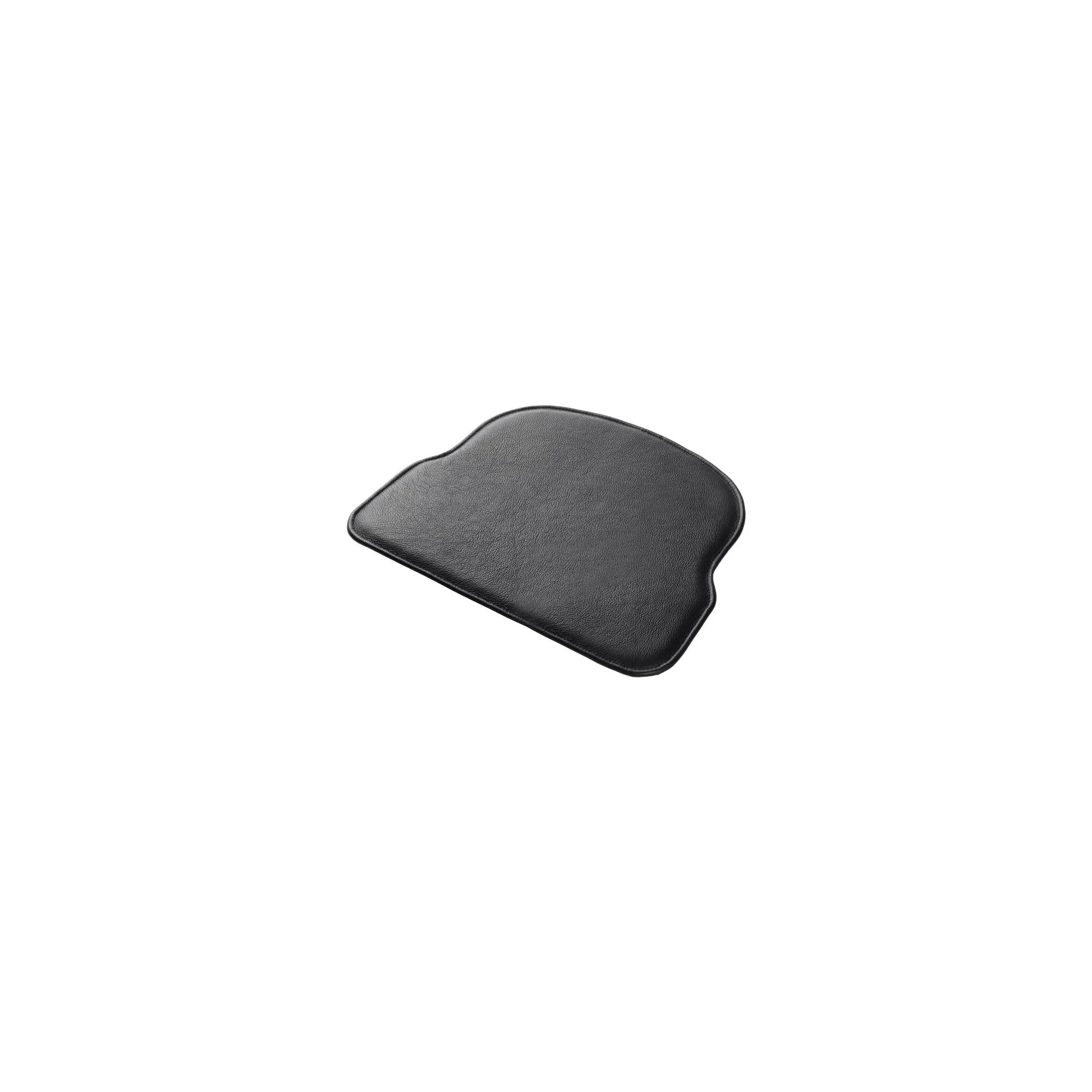 black leather - seat cushion J52B, J52G - FDB Møbler