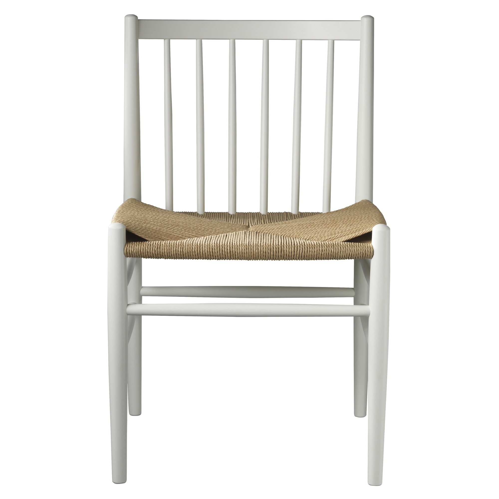 cordage naturel / hêtre blanc - chaise J80 - FDB Møbler