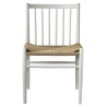 natural paper cord / white beech - J80 chair - FDB Møbler