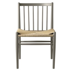 natural paper cord / moss grey beech - J80 chair - FDB Møbler