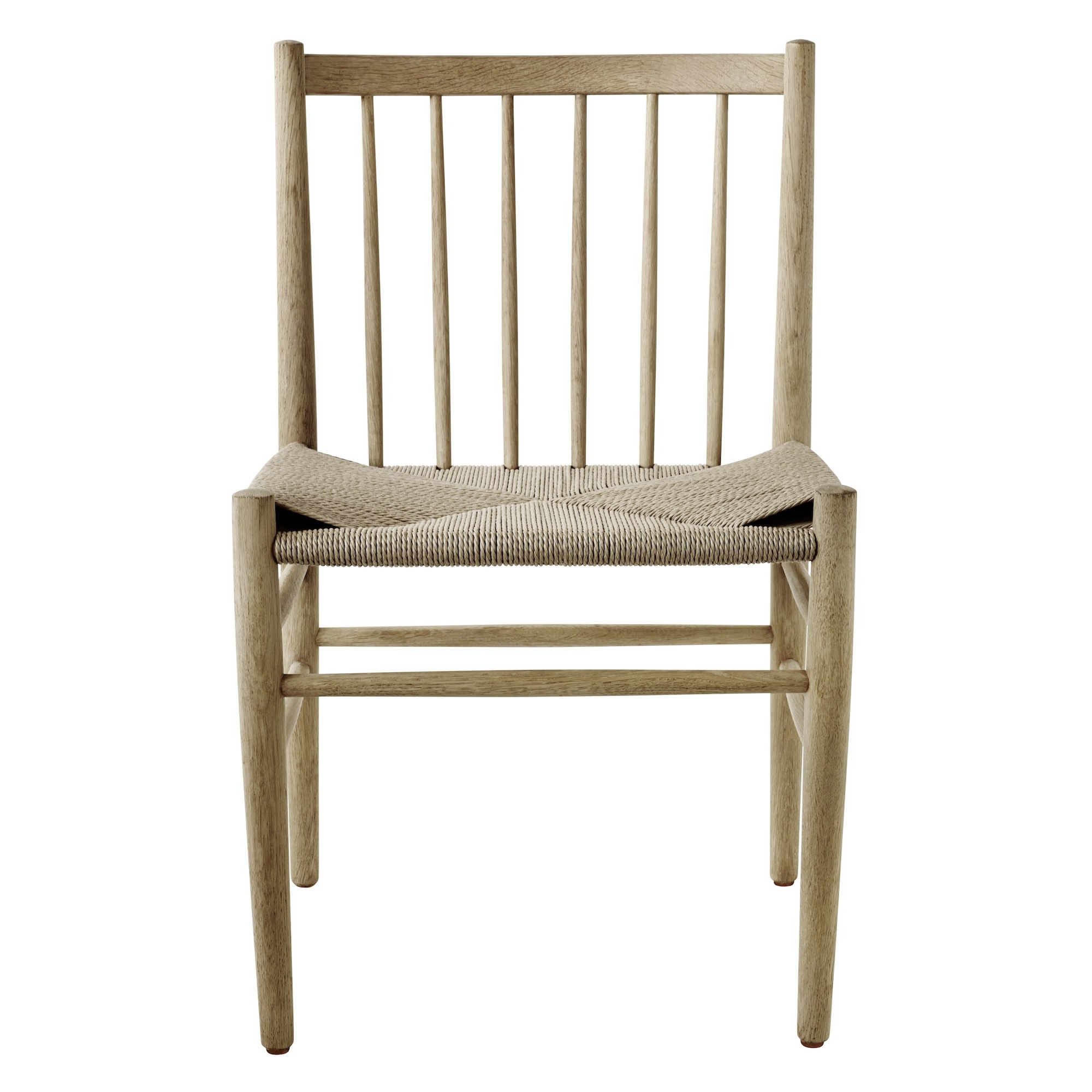 natural paper cord /  lacquered oak - J80 chair - FDB Møbler