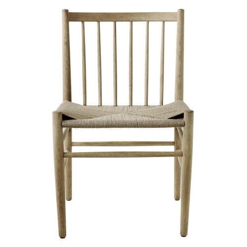 natural paper cord /  lacquered oak - J80 chair - FDB Møbler