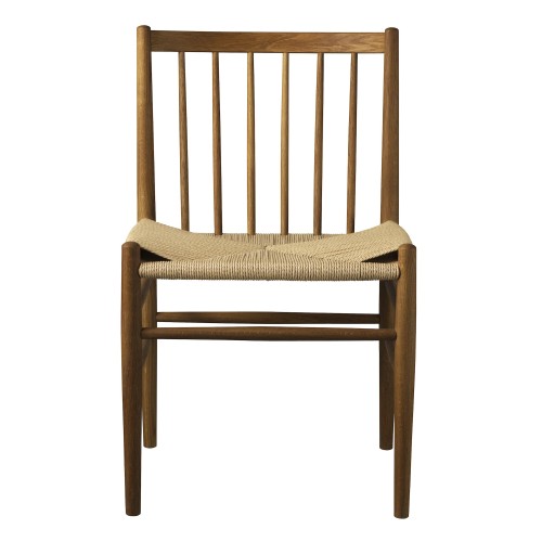 natural paper cord / smoked oak - J80 chair - FDB Møbler