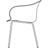 JH28 Elefy chair - plastic shell - &Tradition