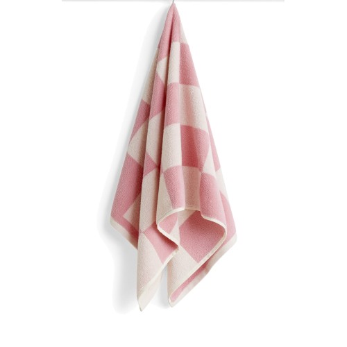 SOLD OUT – Check towel 50x100cm – rose – Hay