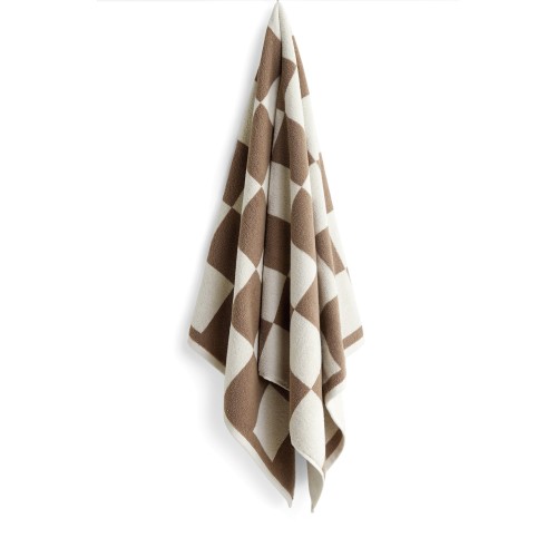 Check towel 70x136cm – cappuccino – Hay