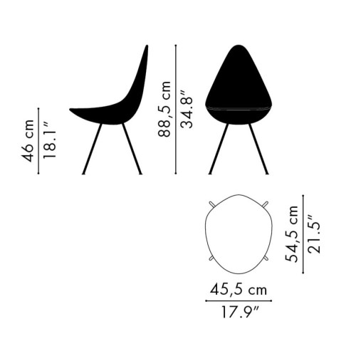 Drop Plastic Chair - Fritz Hansen