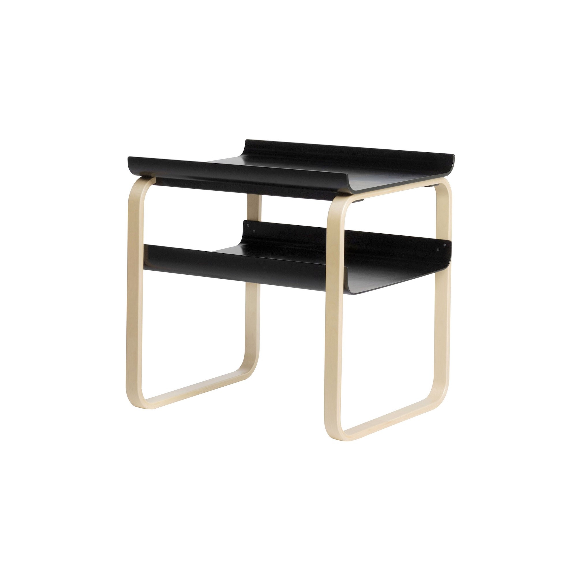 black/birch - 915 side table - Artek