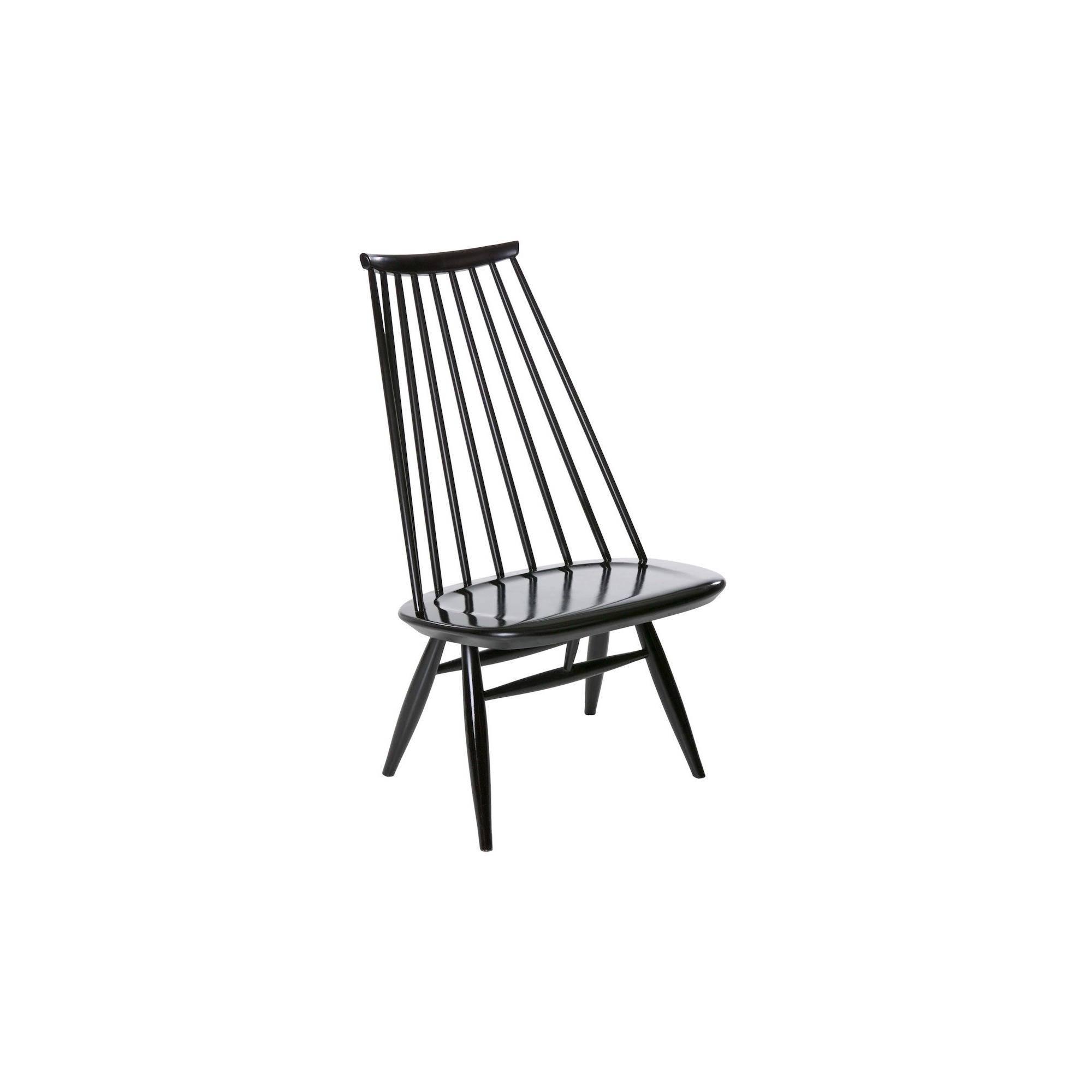 black stained - Mademoiselle lounge chair - Artek