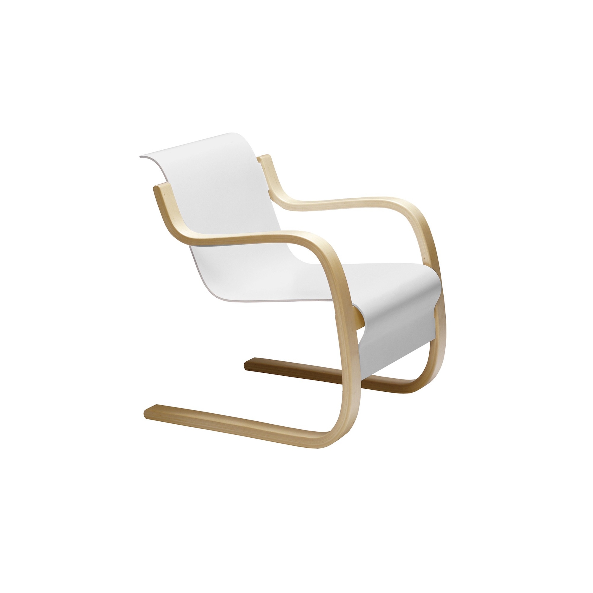 blanc - fauteuil 42 - Artek