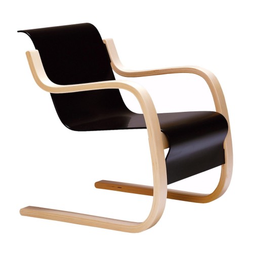 noir - fauteuil 42 - Artek