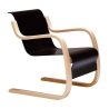 noir - fauteuil 42 - Artek