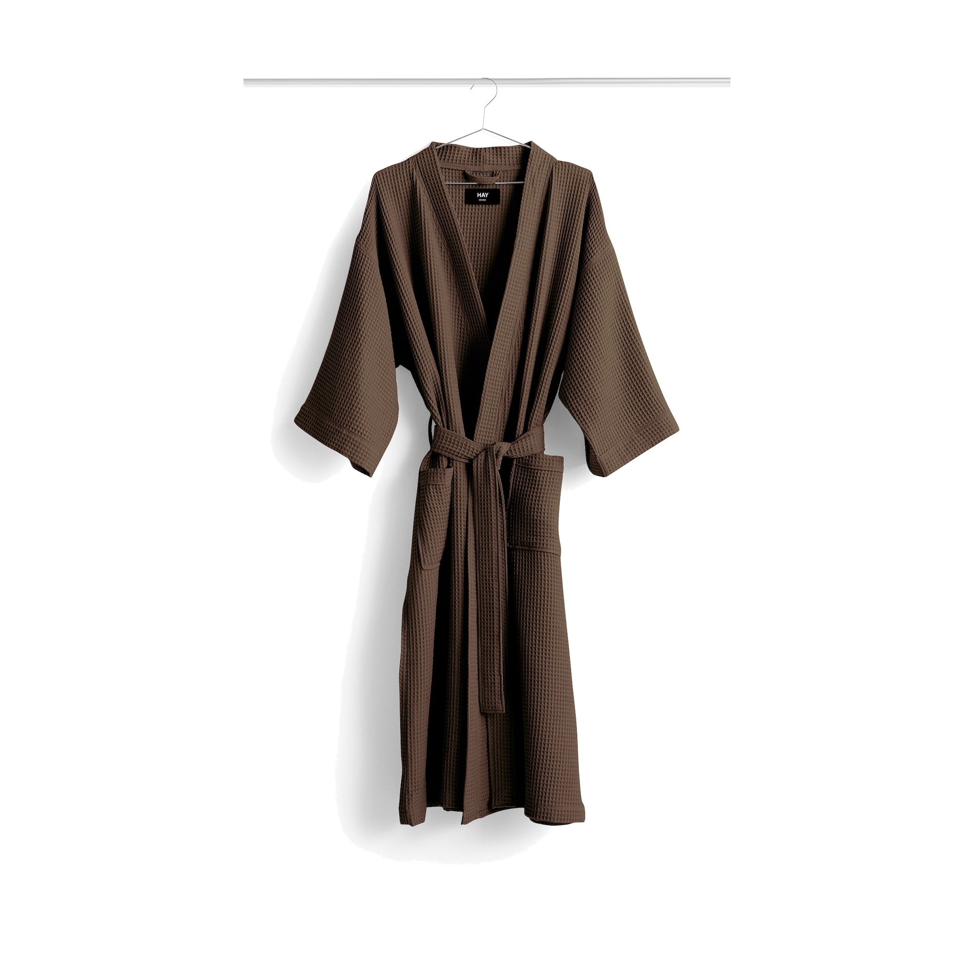 SOLD OUT - WAFFLE Bathrobe - Coffee - Hay bathrobe - HAY