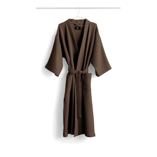 SOLD OUT - WAFFLE Bathrobe - Coffee - Hay bathrobe - HAY