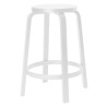 H65cm - white lacquered birch - 64 bar stool - Artek