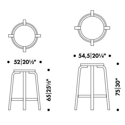 Bar Stool 64 - Artek