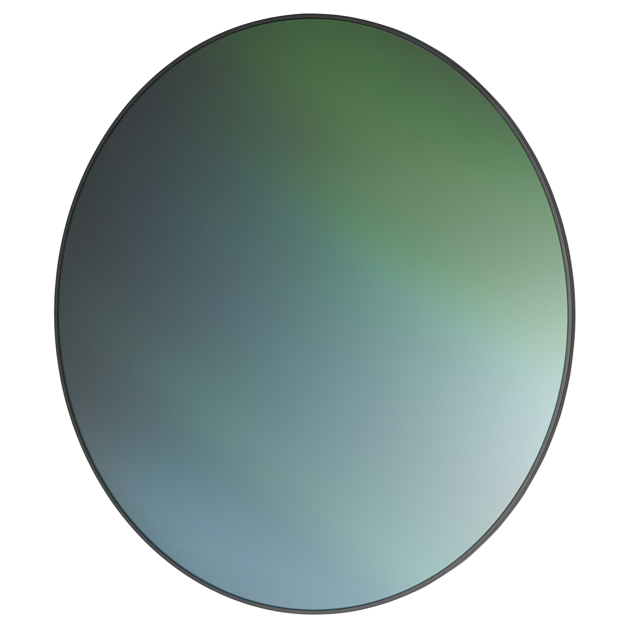 Ø76cm - vert - miroir iridescent - Fritz Hansen