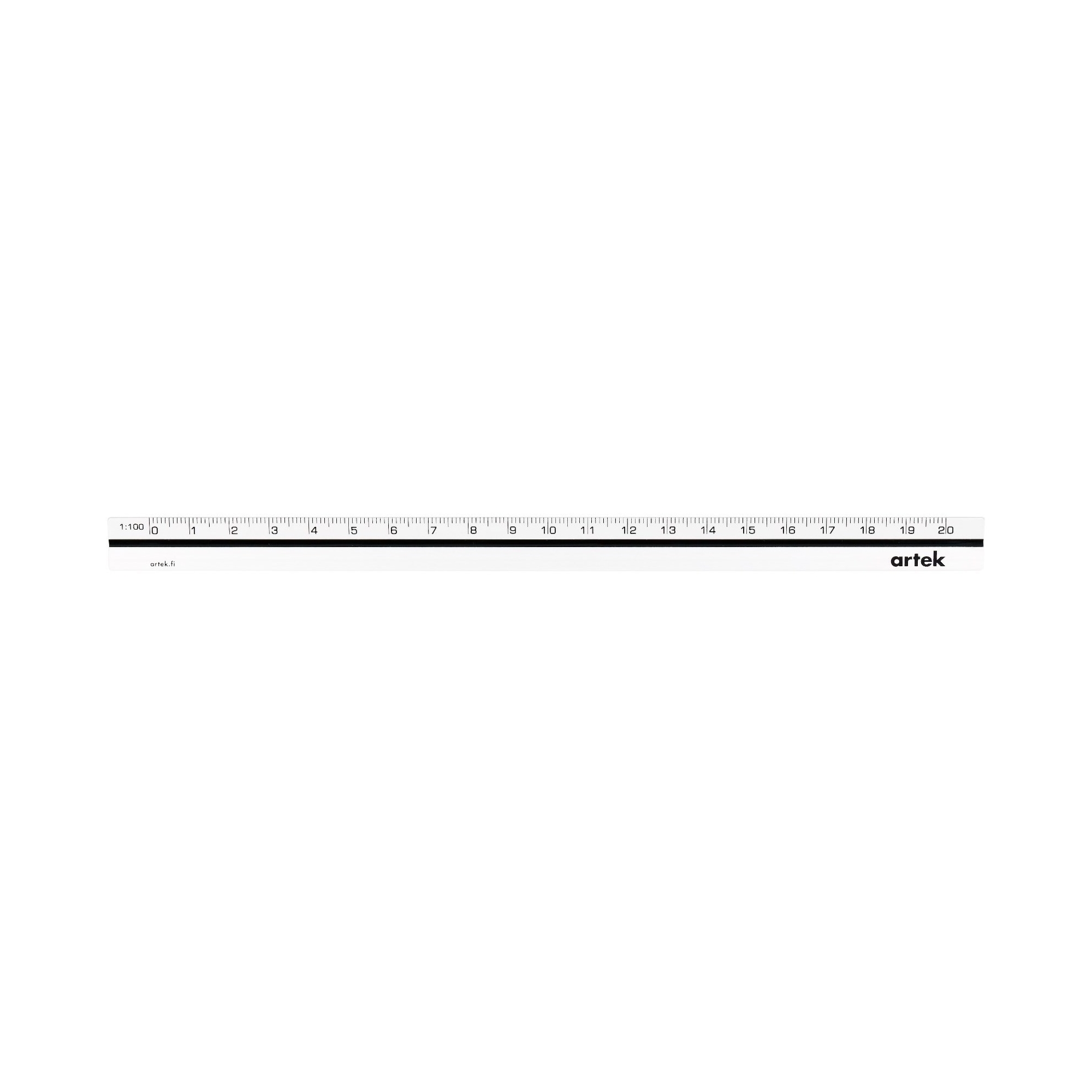 20cm allu ruler - architect tools - Artek