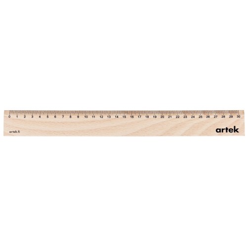 règle 30cm bois - outils d'architecte - Artek