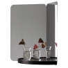 black tray - 124 mirror (medium) - Artek