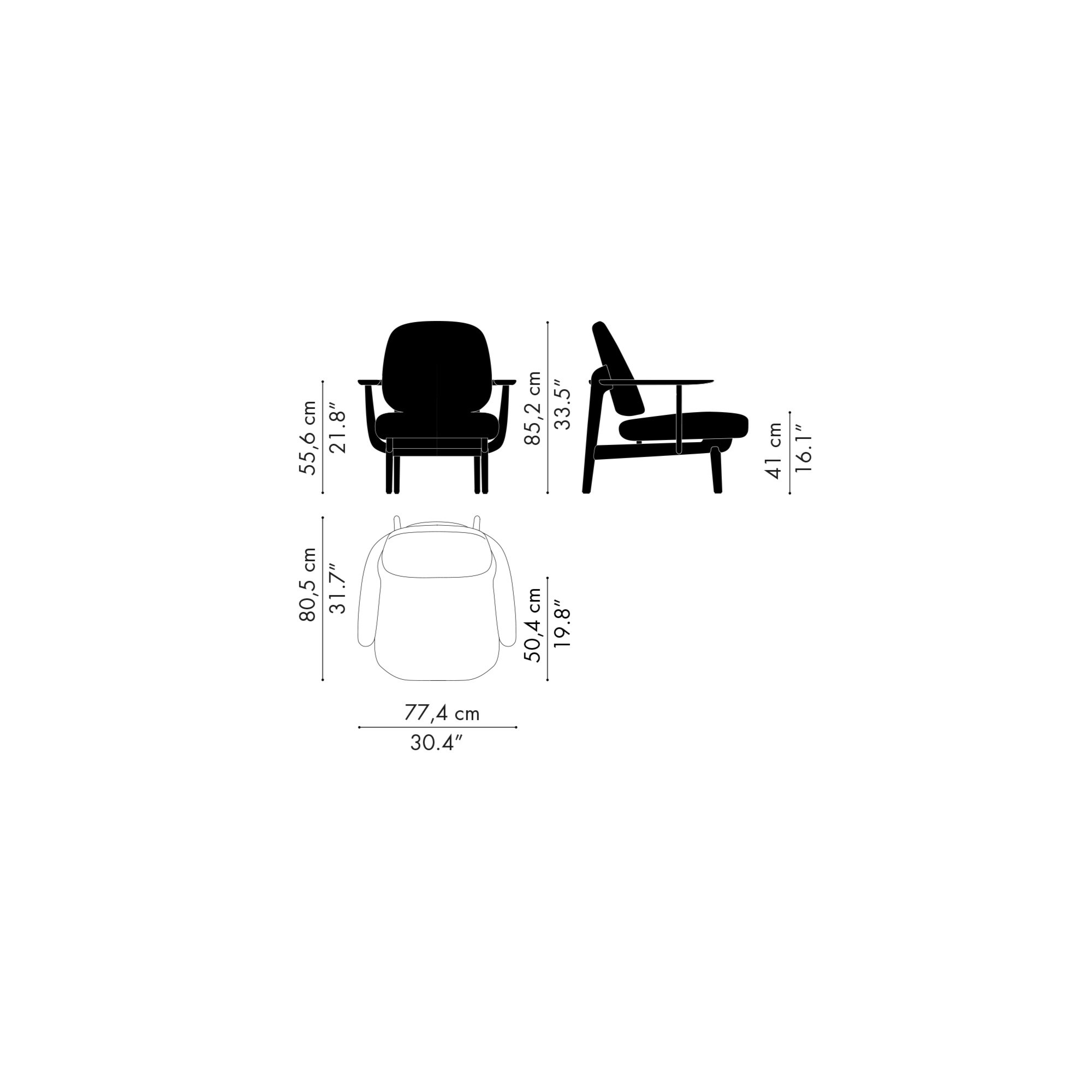 Fauteuil Fred JH97 - Fritz Hansen