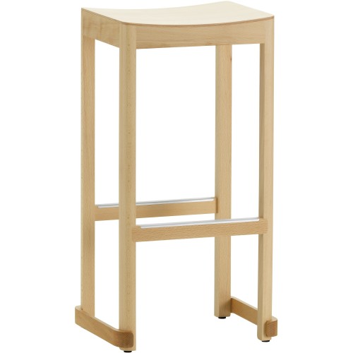 beech, lacquered - Atelier bar stool - Artek