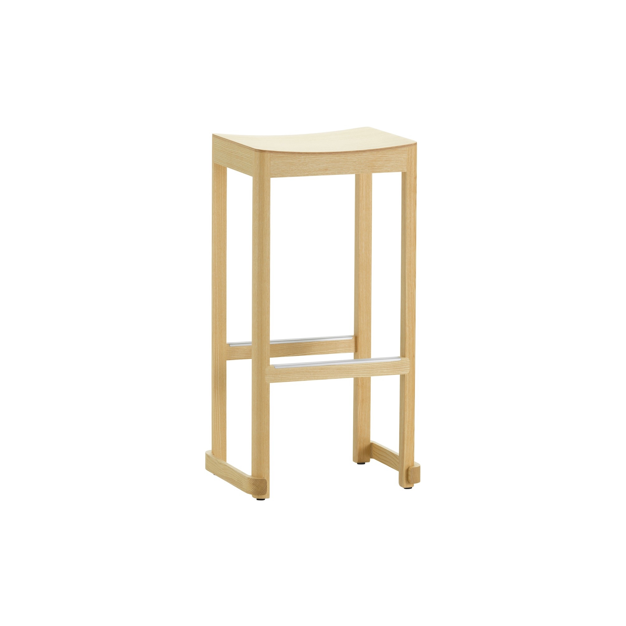 ash, lacquered - Atelier Bar stool - Artek