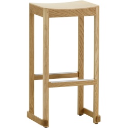 chêne vernis - Atelier Bar stool - Artek