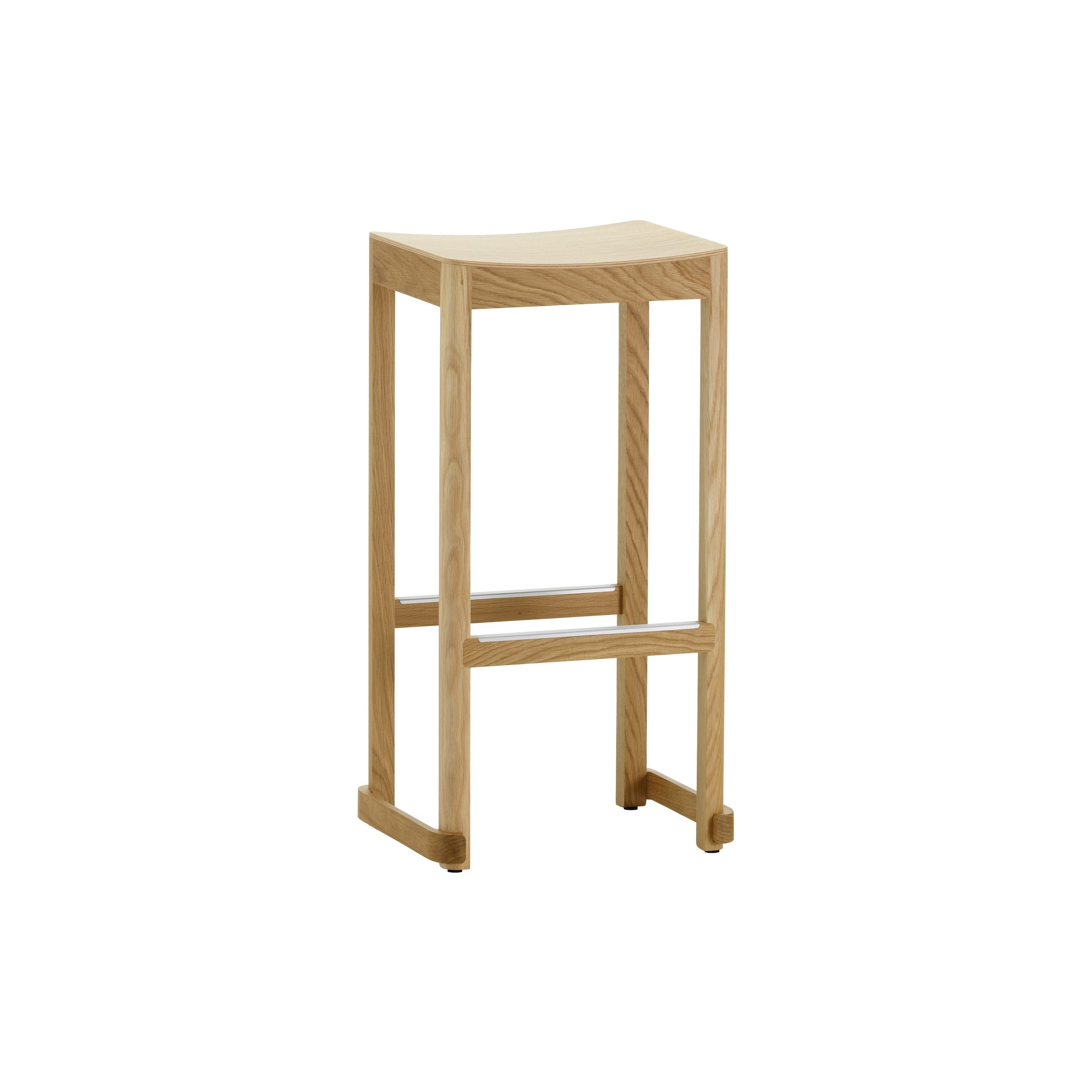 chêne vernis - Atelier Bar stool - Artek