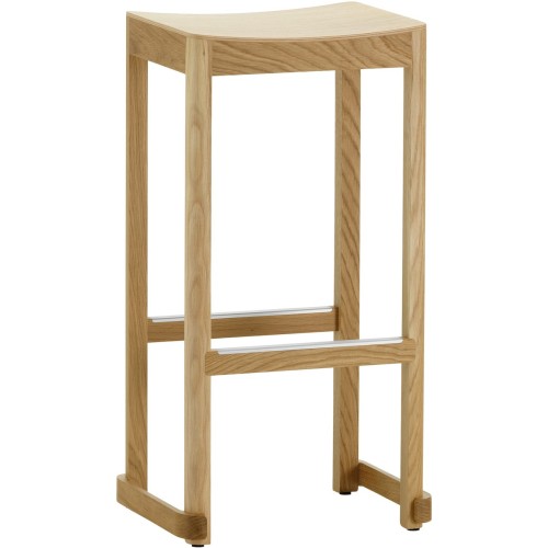 chêne vernis - Atelier Bar stool - Artek