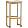 chêne vernis - Atelier Bar stool - Artek