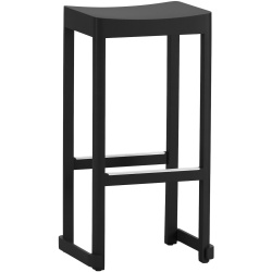 hêtre noir - Atelier bar stool - Artek