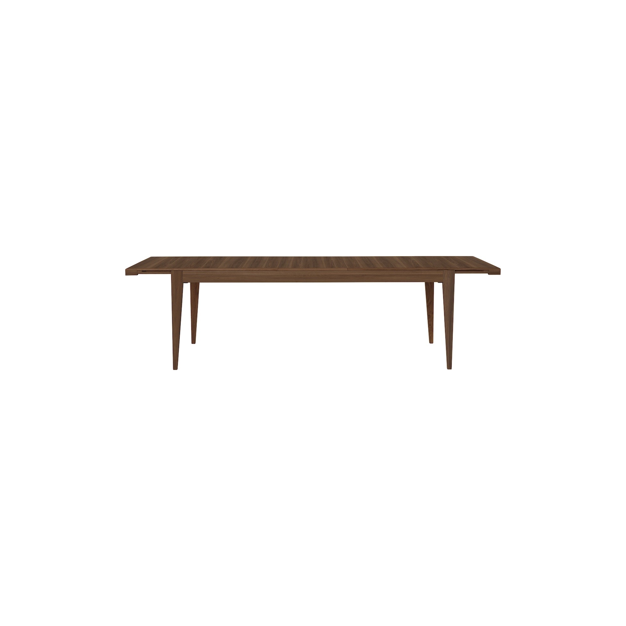 American walnut lacquered – S-Table extendable - Gubi