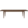 American walnut lacquered – S-Table extendable - Gubi