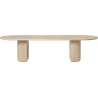 290x105 - solid soap oak - Moon Dining Table - Gubi